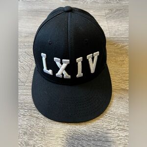 Black LXIV Snapback Cap